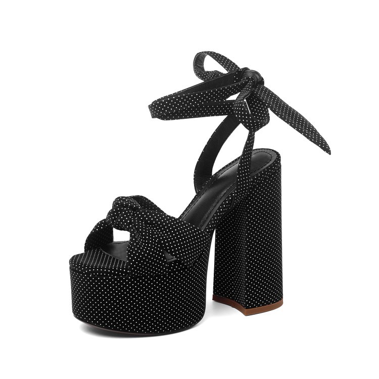 Waterproof Platform Thick Heel - Image 3