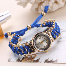 Diamond Dial Woven Strap Watch - Image 16