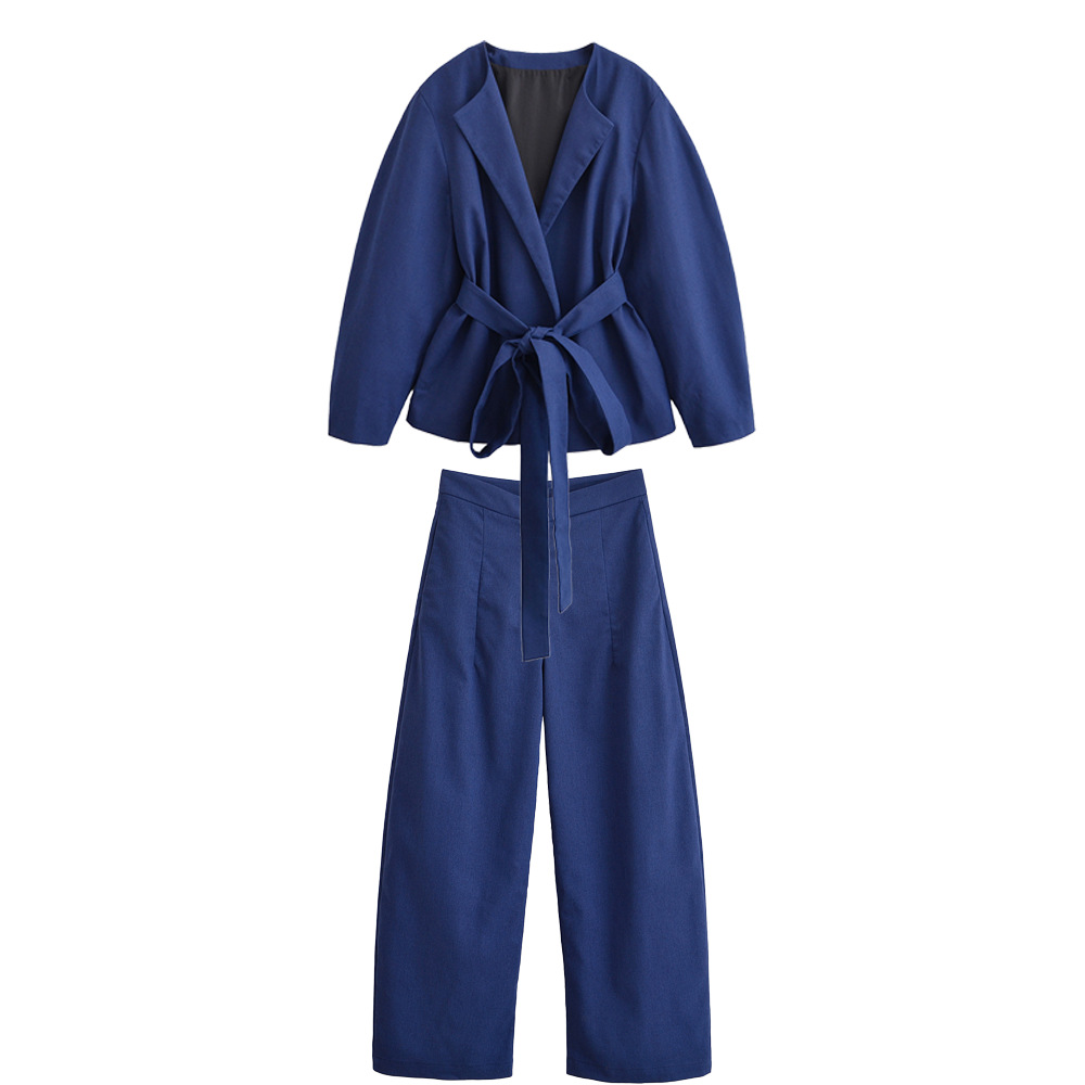 Hemp kimono style jacket suit+pants set - Image 5