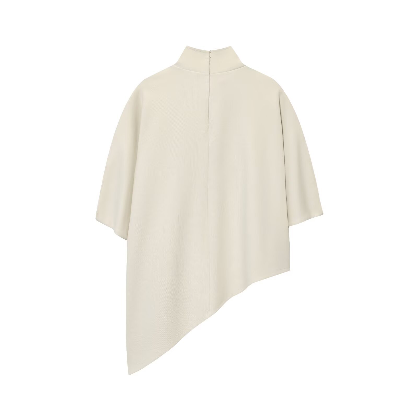 Asymmetric top+straight leg pants women's clothing - Image 3