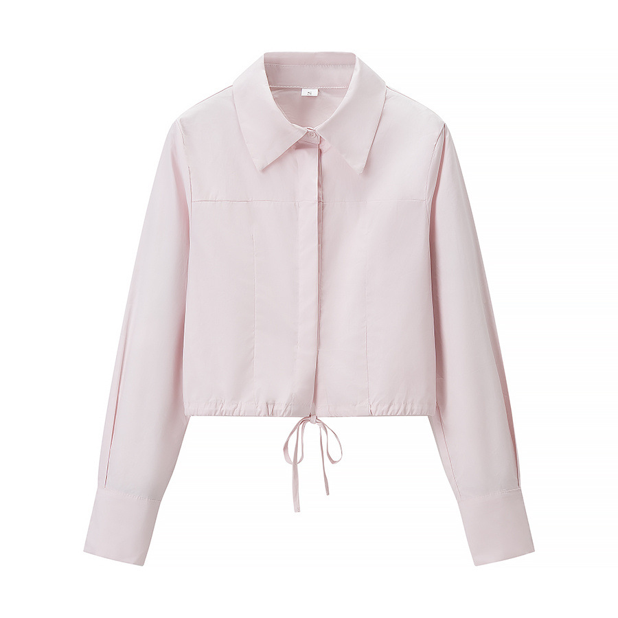 Elegant style lapel long sleeved village - Image 2