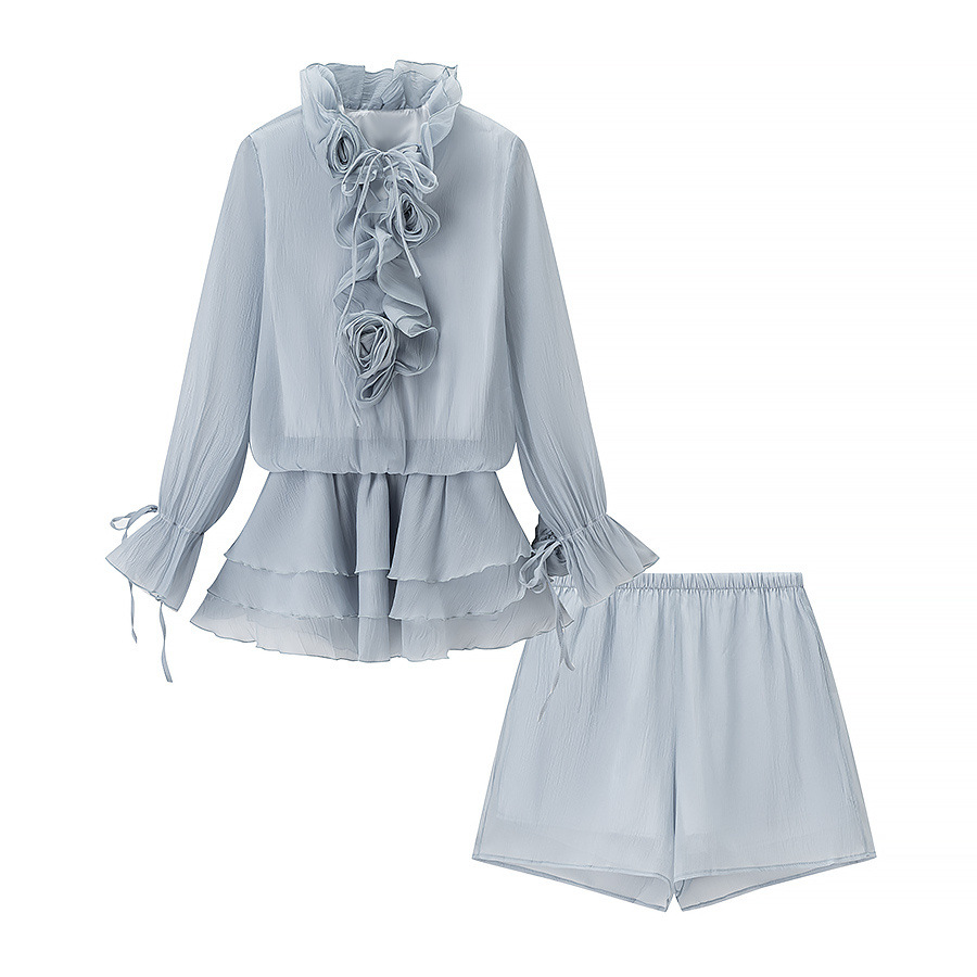 Flower top+shorts set - Image 6