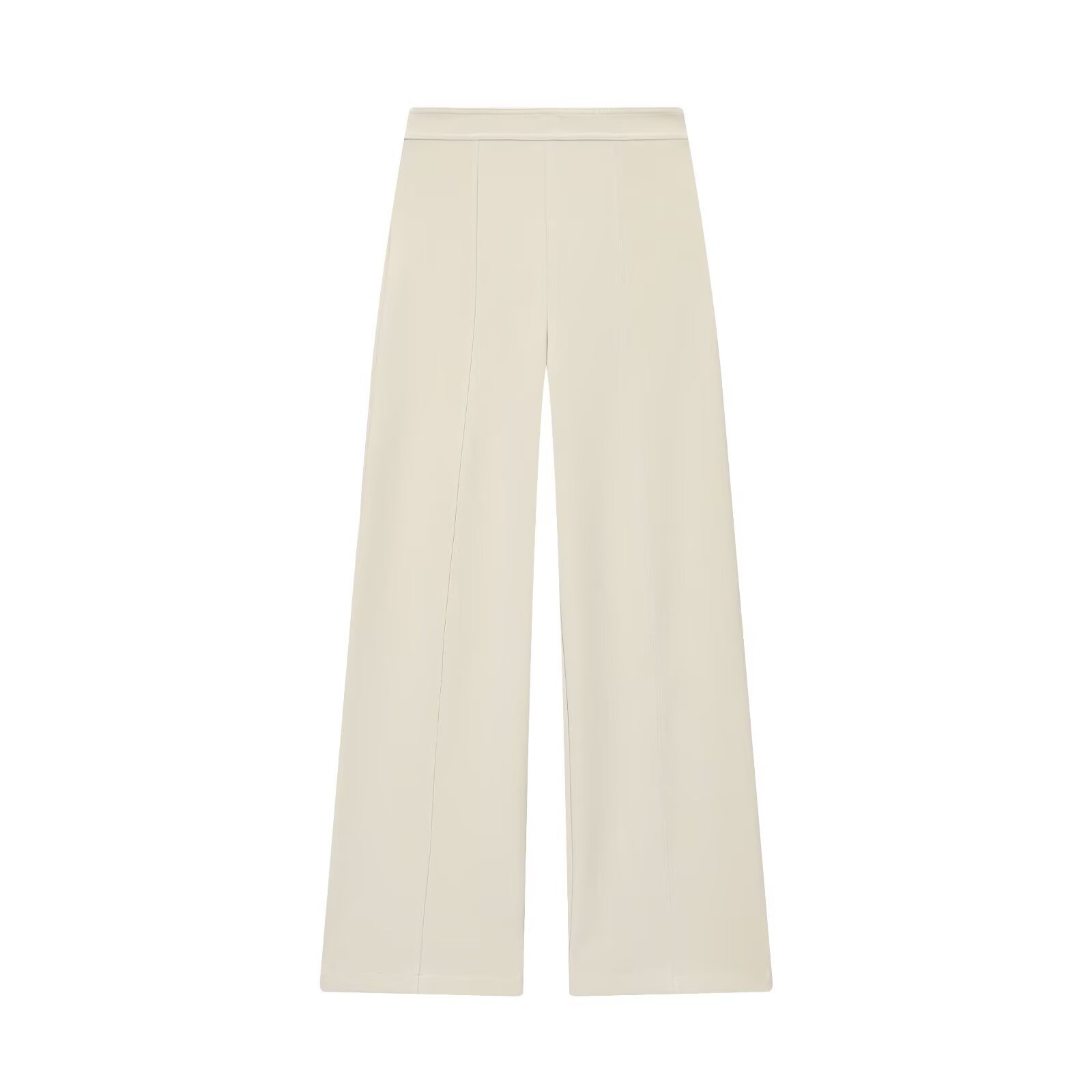 Asymmetric top+straight leg pants women's clothing - Image 4