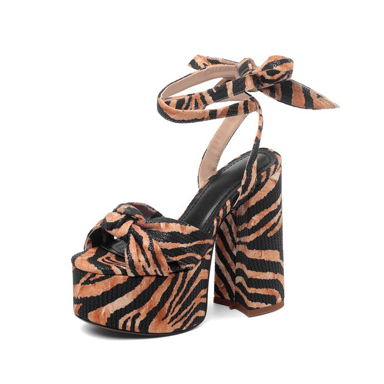 Waterproof Platform Thick Heel - Image 4
