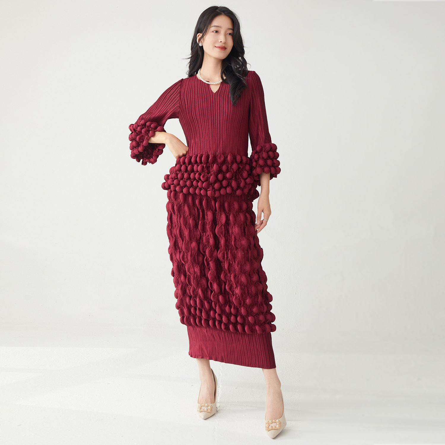 Fashion Design Sense T-Shirt Top and Fitted Skirt Set Casual Elegant Two-Piece Outfit for Women - Image 2