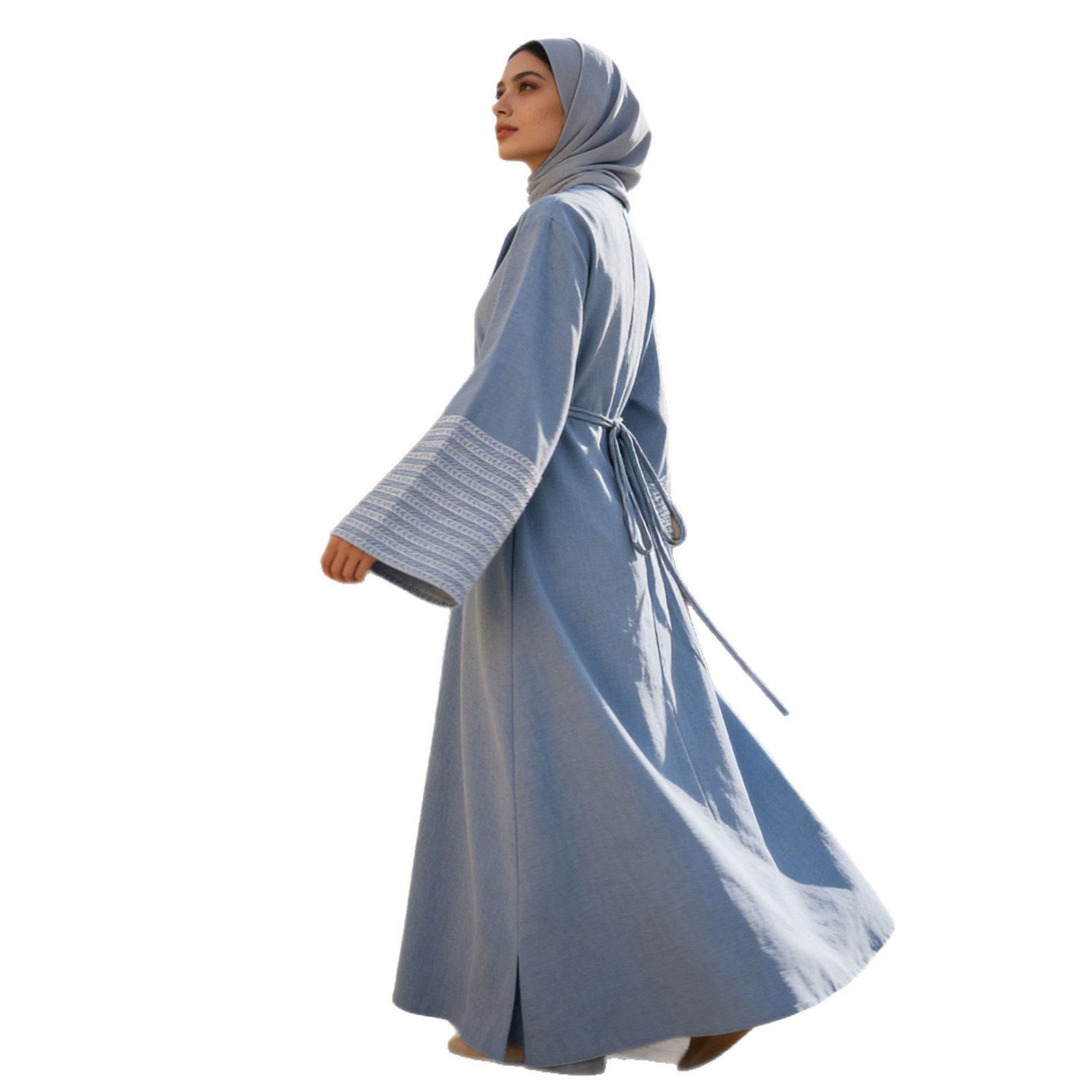 Oversized Embroidered Abaya