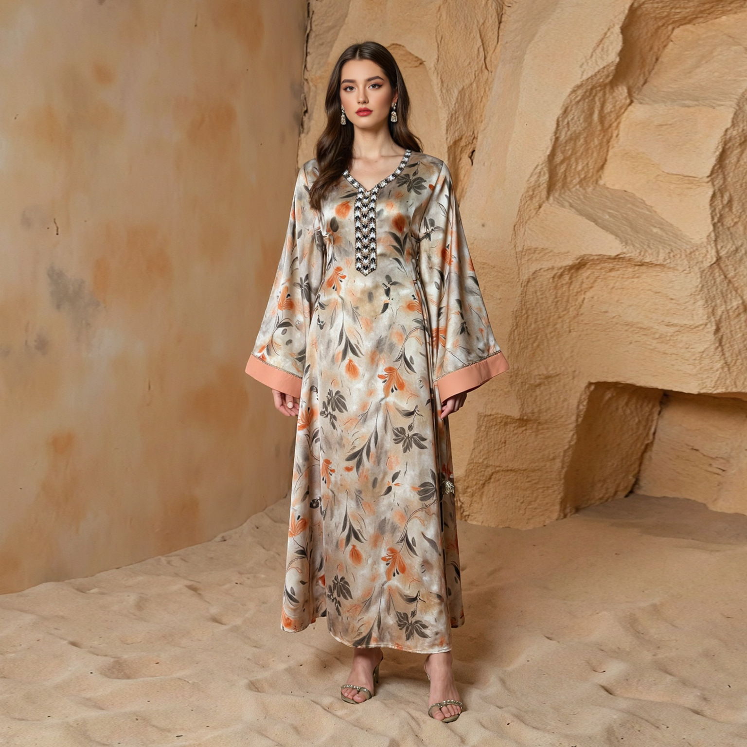 Floral robe - Image 3