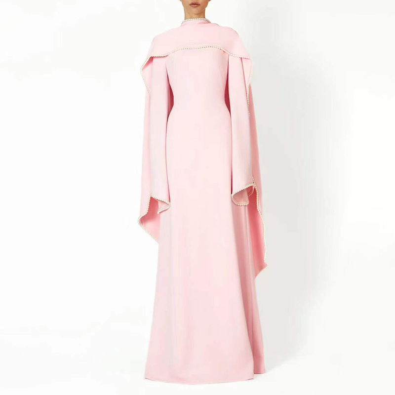 Long sleeved shawl long dress - Image 2