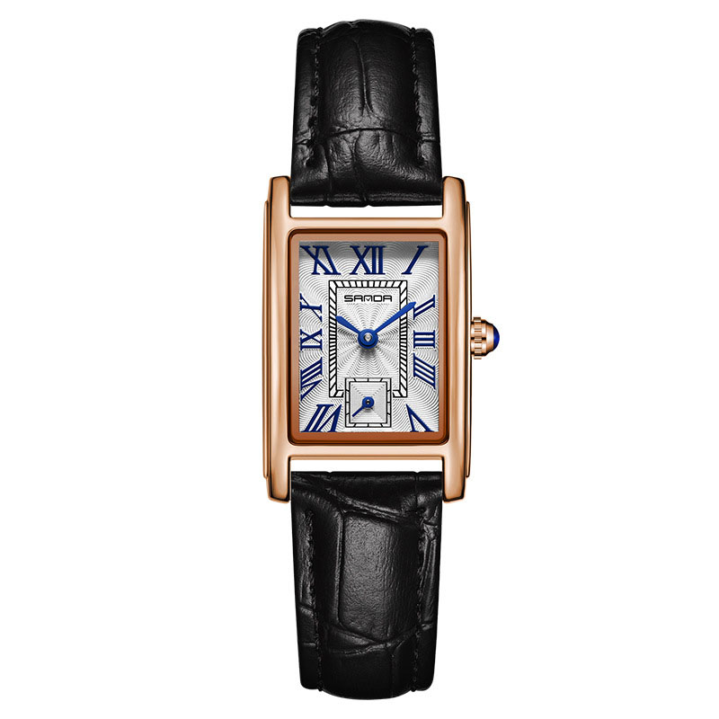 Square Steel Quartz Watch - Image 4