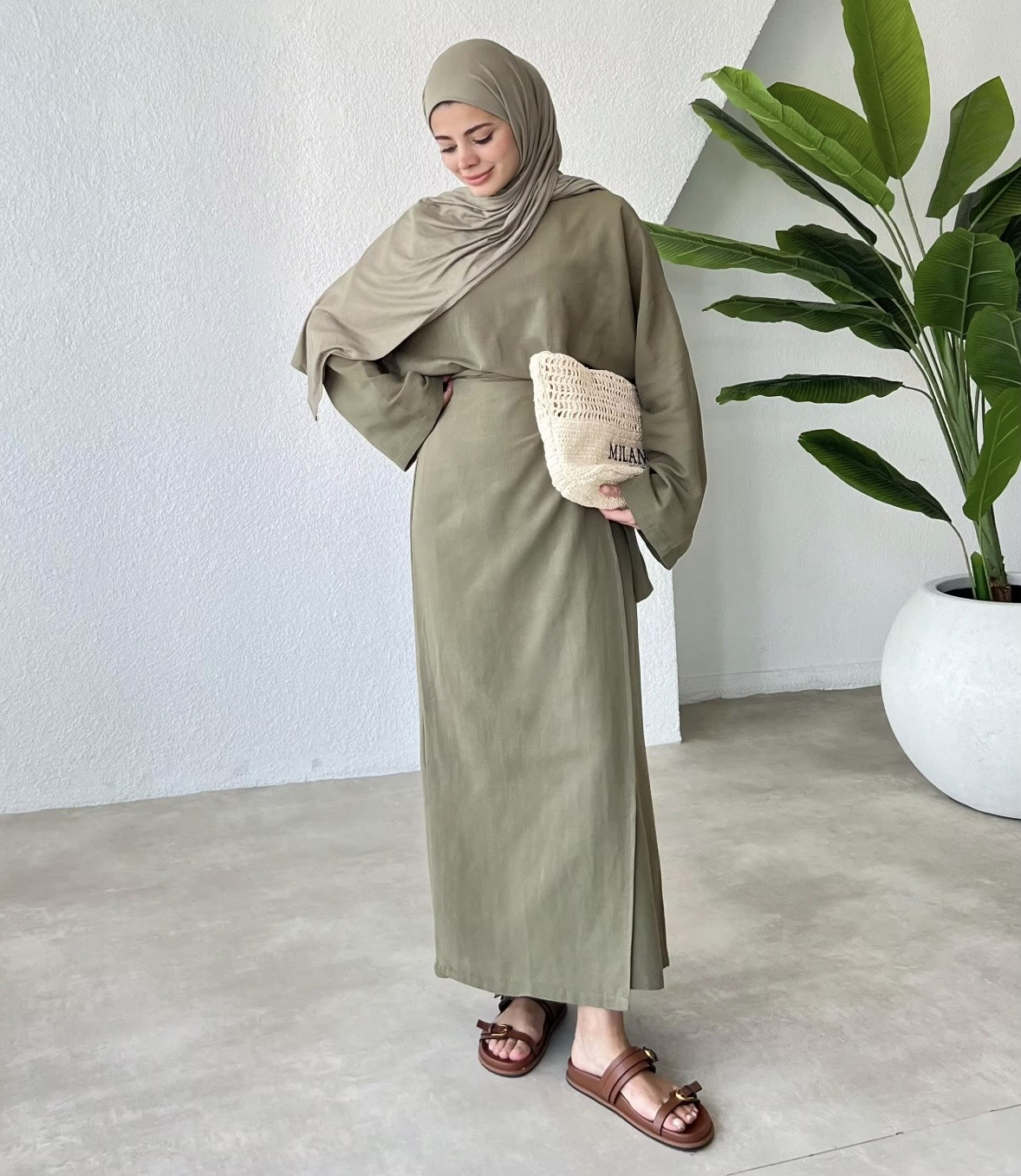 Tie wrap dress - Image 3